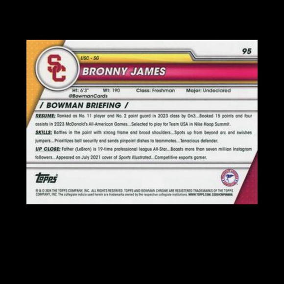 Bronny James Bowman 1st - Picture 2 of 2